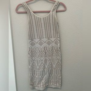 Arden B off white mini dress